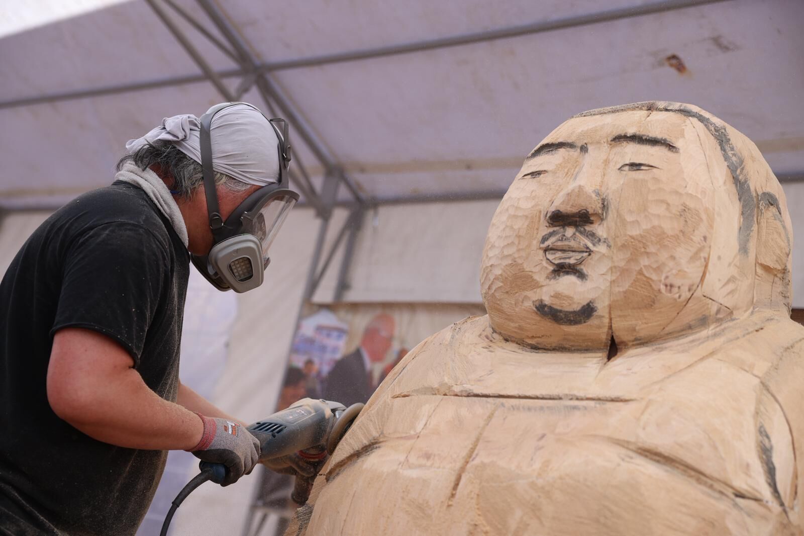 Uluslararası Ahşap Heykel Festivali dördüncü günü geride bıraktı