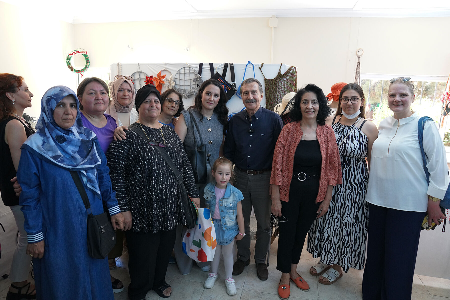 4 Belde Evi'nde eğitim alan 465 kursiyerin sergisi göz kamaştırdı
