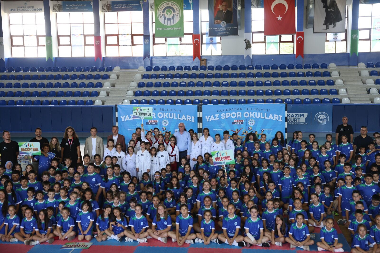 Yaz Spor Okulları törenle açıldı