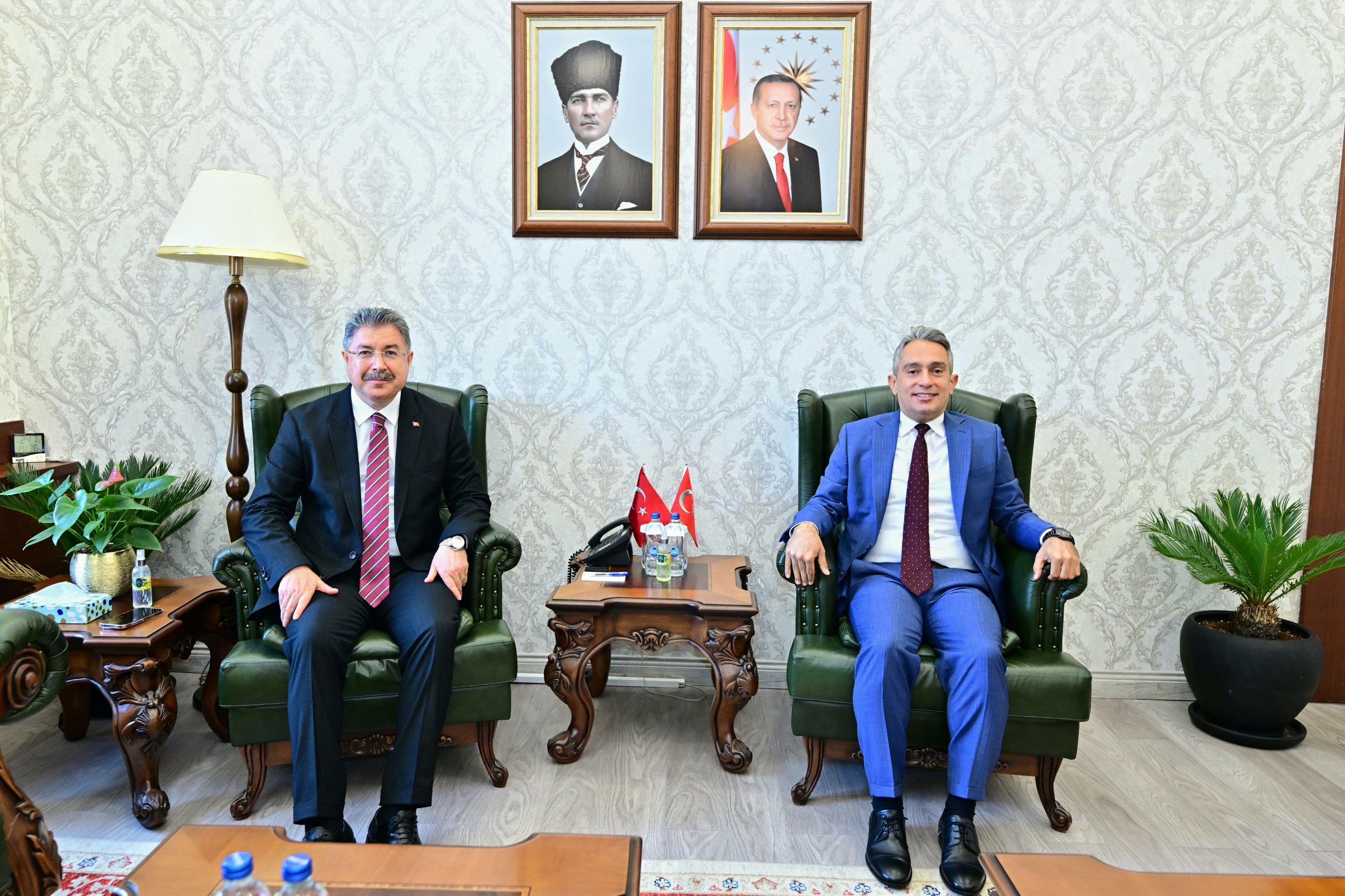 Başsavcı Ferhat Deniz, Vali Yılmaz'ı ziyaret etti