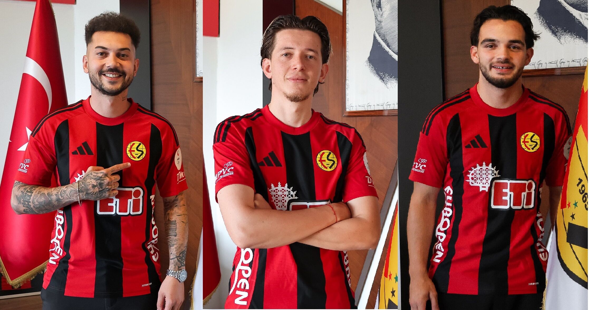 Eskişehirspor'a 3 yeni transfer