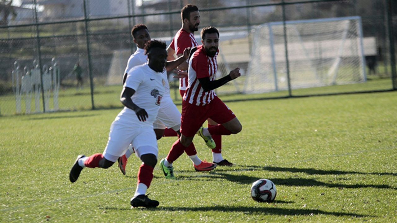 Akşehirspor ile hazırlık maçı oynandı