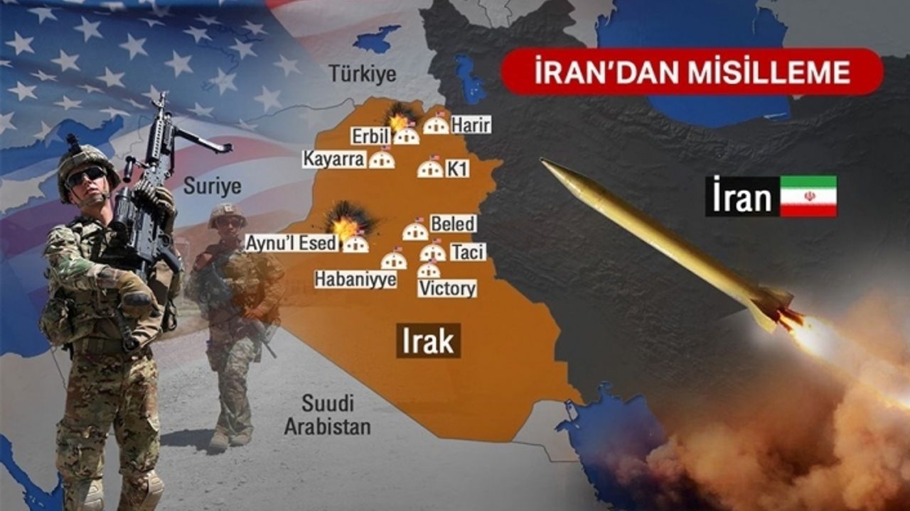 İran, ABD'nin Irak'taki üssünü vurdu