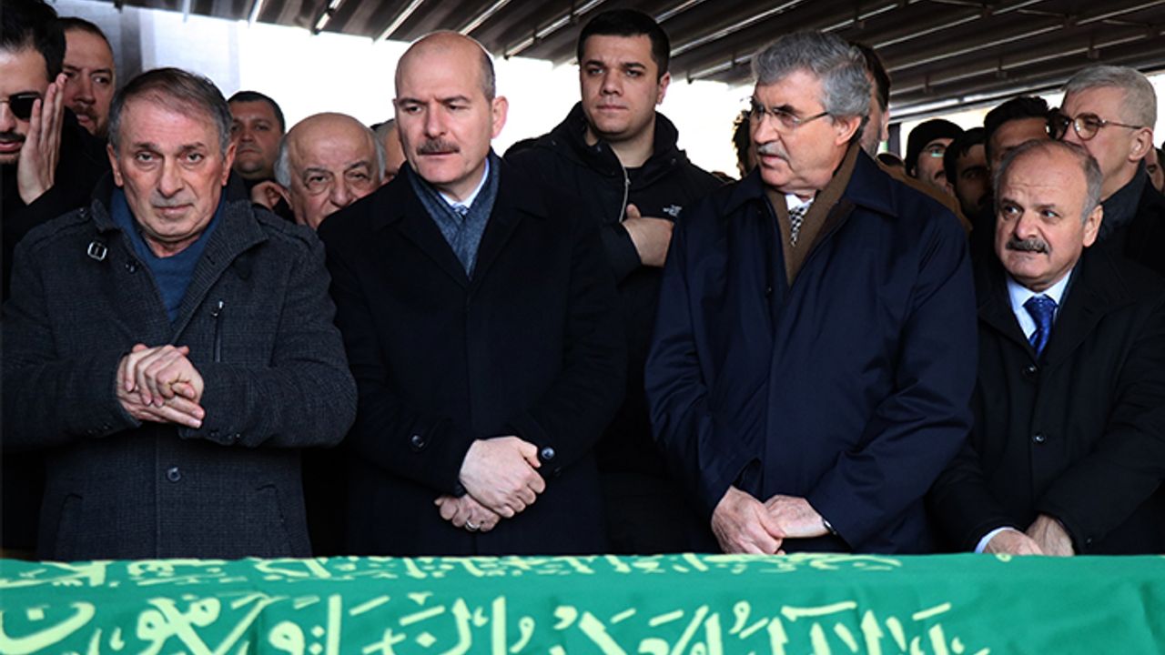 Soylu ve Çakacak aynı cenaze törenine katıldı