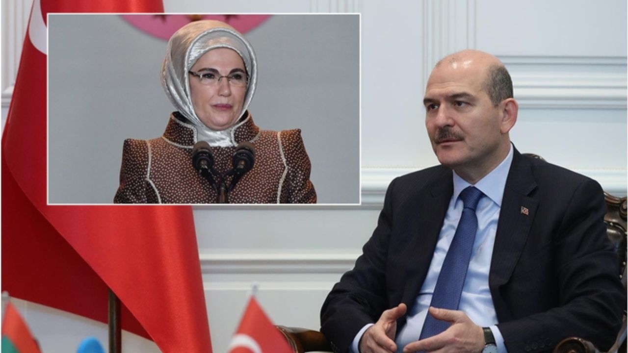 Soylu'dan Emine Erdoğan'a teşekkür