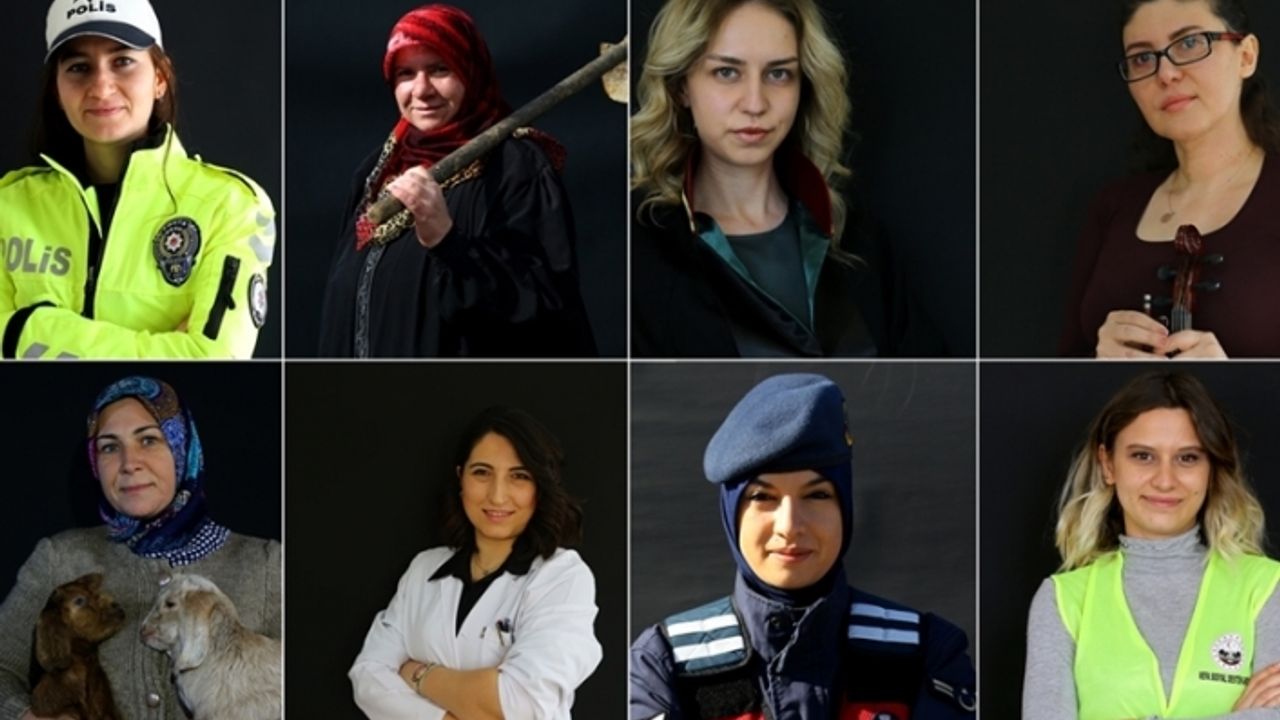 Pek çok iş kolunda alın teri döküyorlar