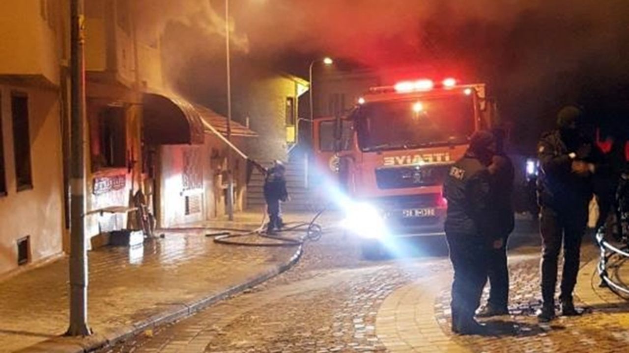 Eskişehir'de itfaiye eri ağır yaralandı