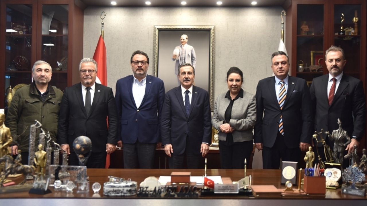 Millet İttifakı temsilcilerinden Başkan Ataç'a ziyaret