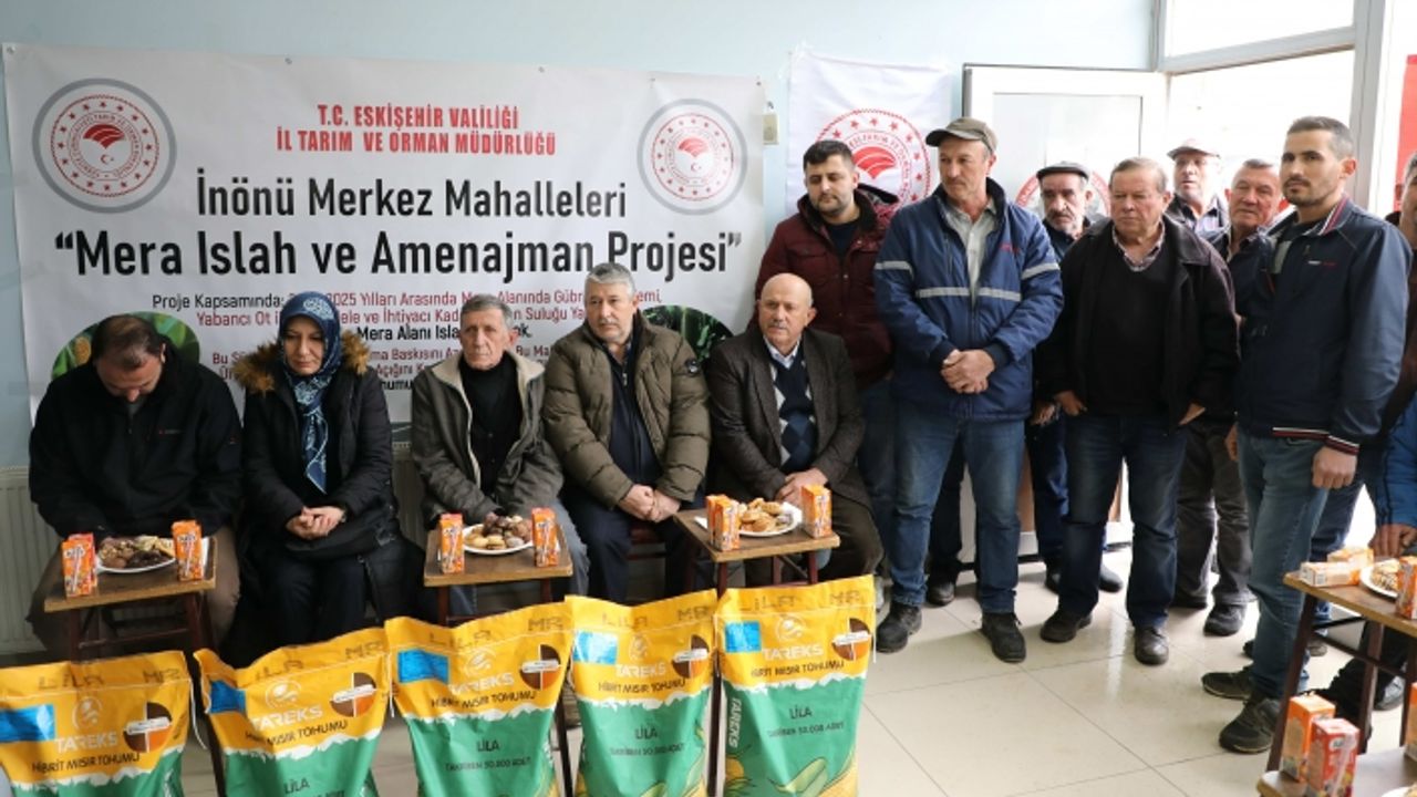 İnönü'de 582 dekar mera ıslah edilecek