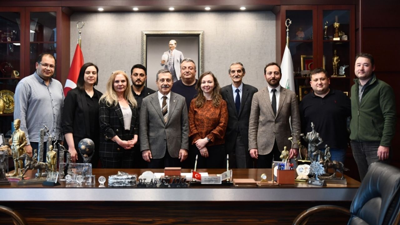 Jeofizik mühendislerinden Başkan Ataç'a ziyaret