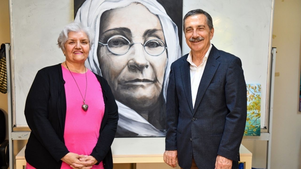 Başkan Ataç resim kuriyerlerini ziyaret etti