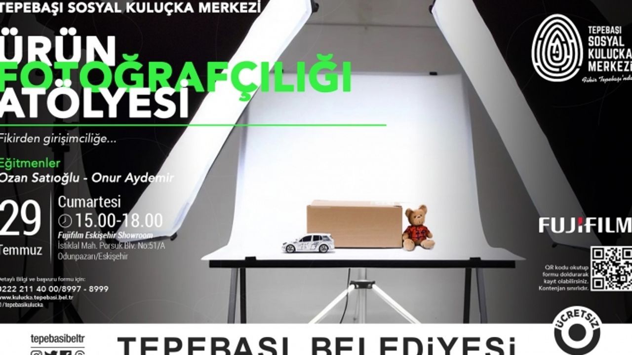 Sosyal Kuluçka Merkezi öncülüğünde Ürün Fotoğrafçılığı Atölyesi