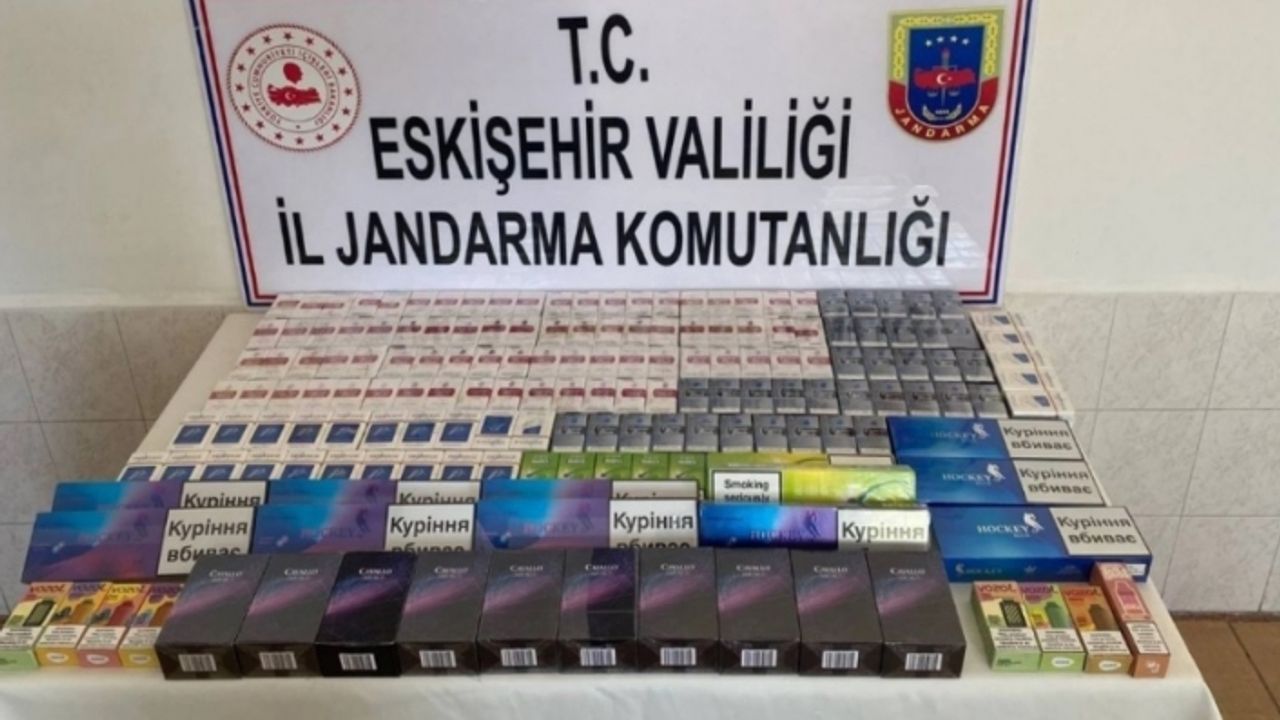 Eskişehir'de kaçak sigara operasyonu! 500 paket ele geçirildi