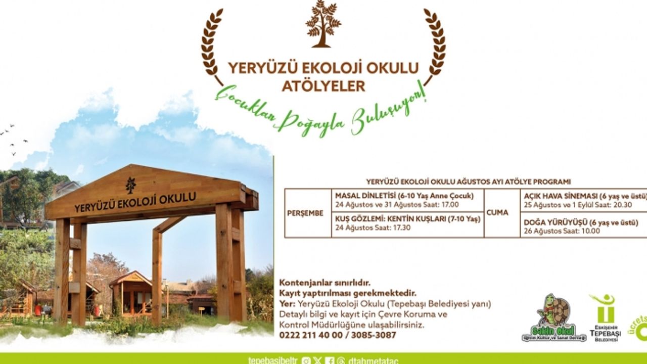 Yeryüzü Ekoloji Okulu Ağustos atölyelerine hazırlanıyor
