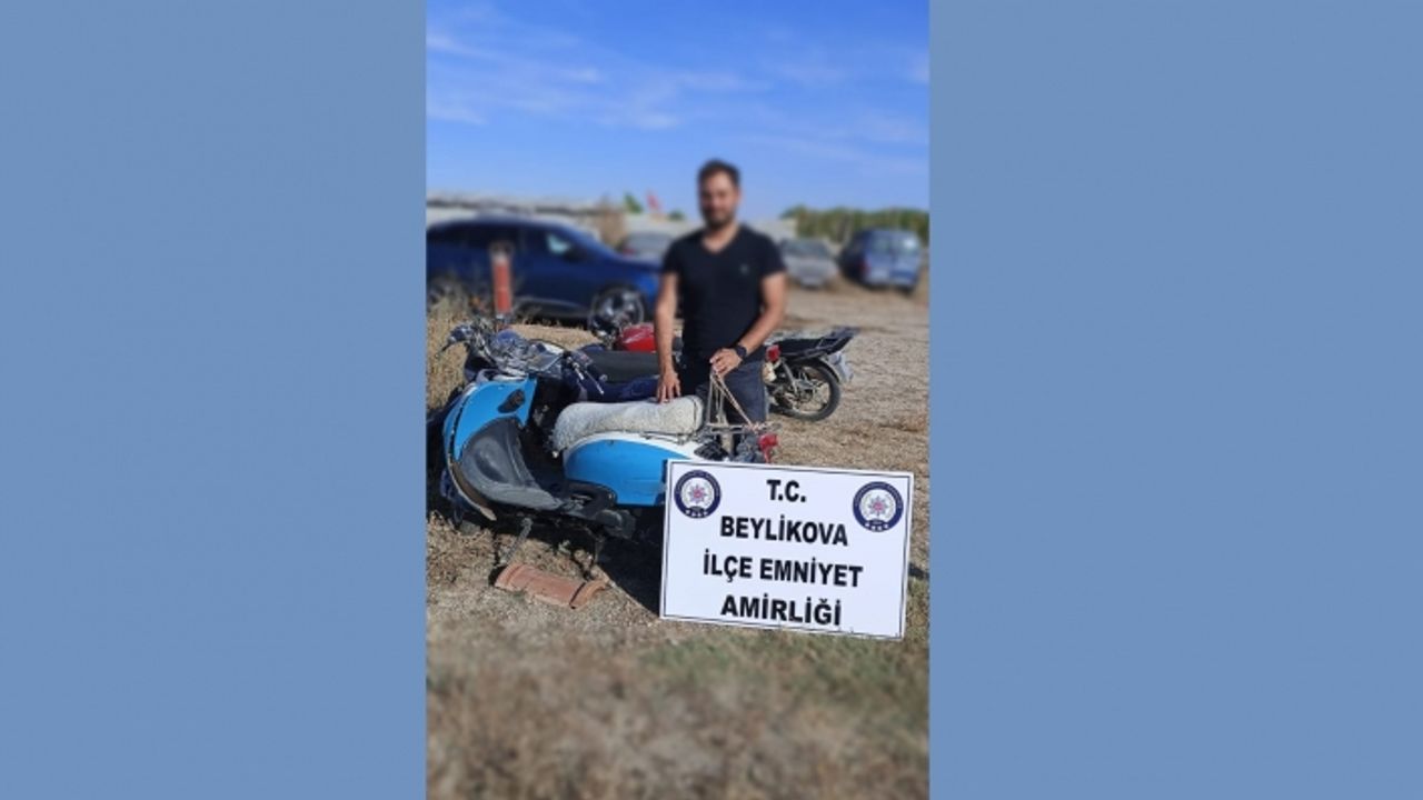 4 yıl önce çalınan motosikletine geri kavuştu