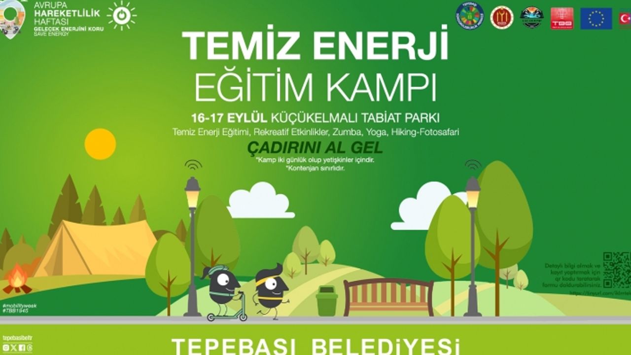 Temiz Enerji Eğitim Kampı 16-17 Eylül'de düzenlenecek