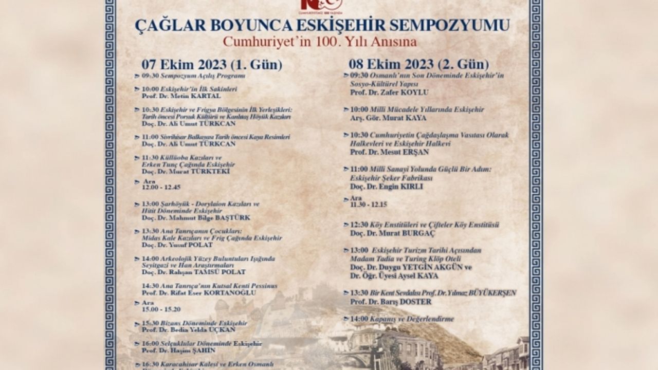 Cumhuriyet’in 100. yılı anısına sempozyumu düzenlenecek