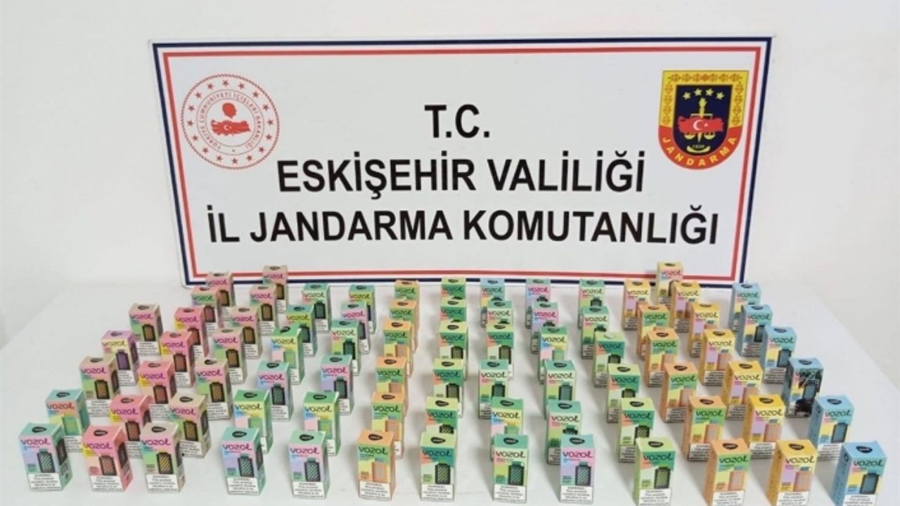 Kaçak elektronik sigaralar jandarmanın ağına yakalandı