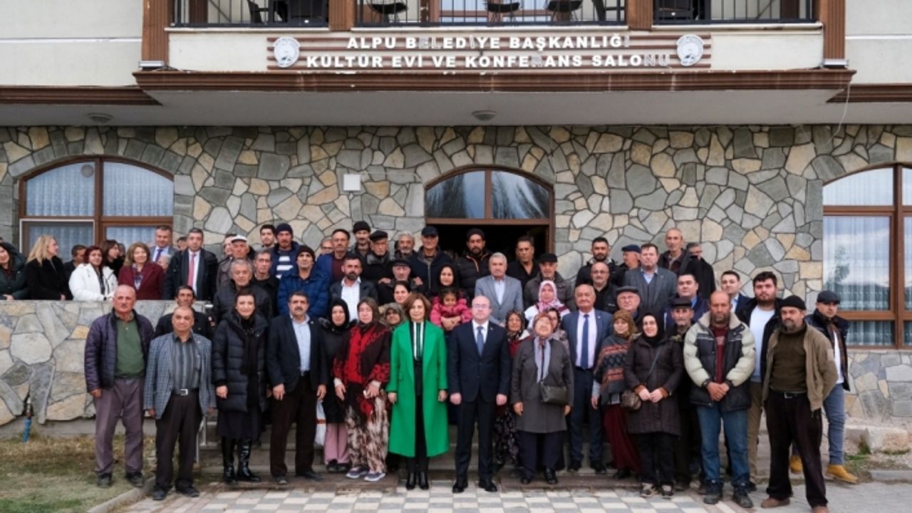 Alpu çiftçisine noter huzurunda destek sağlandı