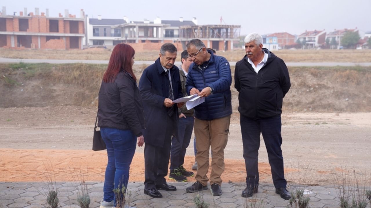 Başkan Ataç park yapımını yerinde inceledi