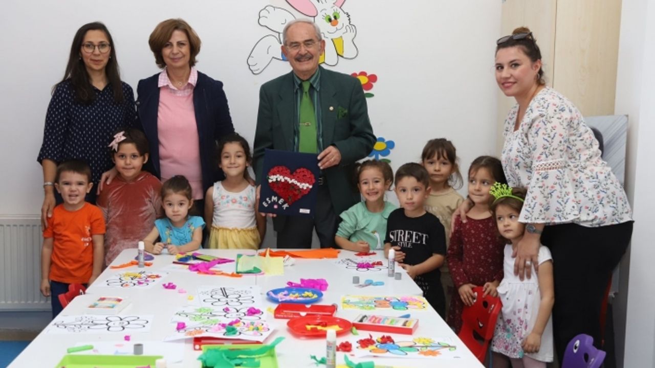 Büyükerşen ilçedeki ESMEK'i ziyaret etti