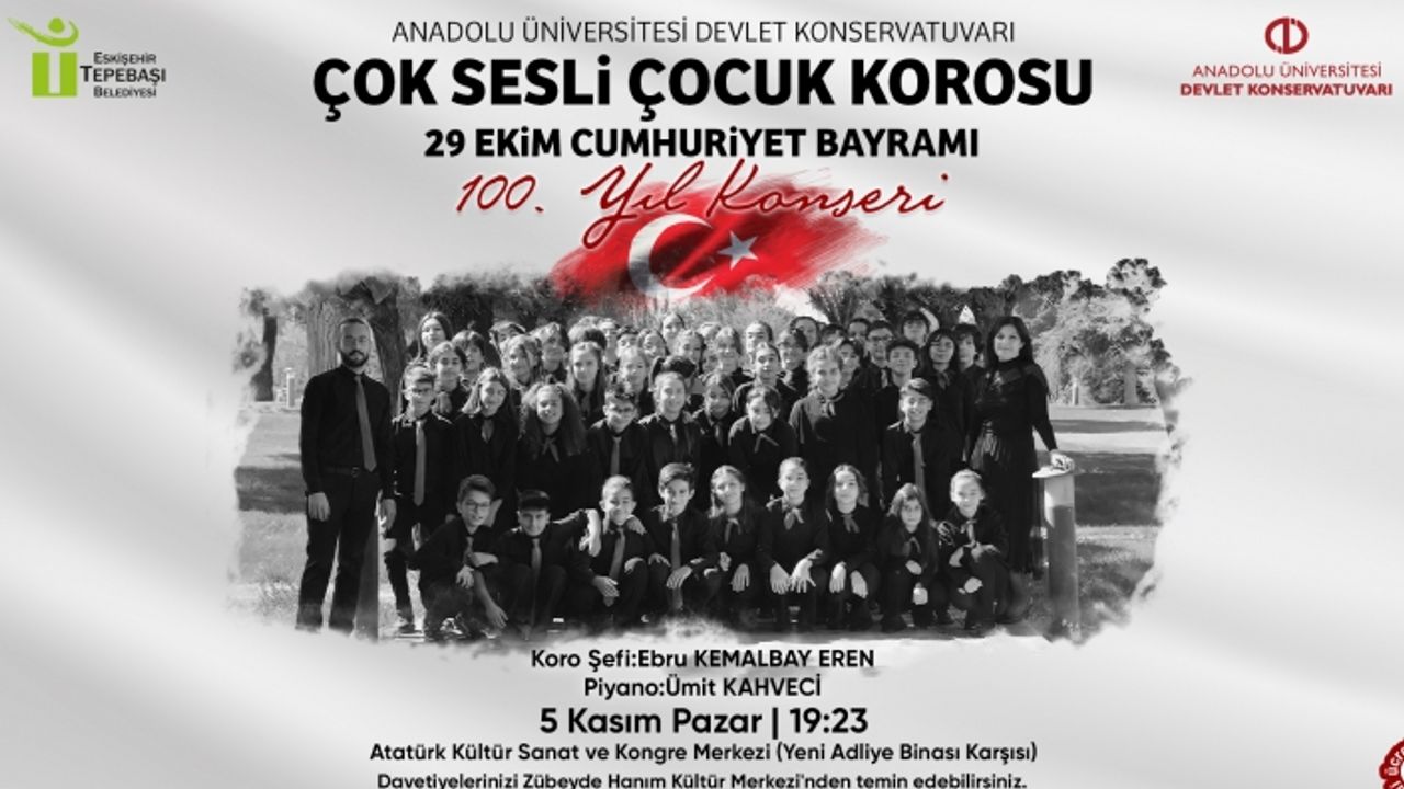 Çok Sesli Çocuk Korosundan 100. Yıl konseri