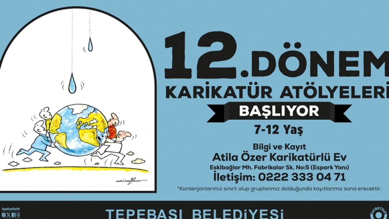 Karikatür Atölyeleri'ne kayıtlar devam ediyor