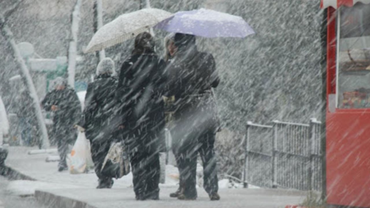 Meteoroloji uyardı! Karla karışık yağmur ve fırtına bekleniyor