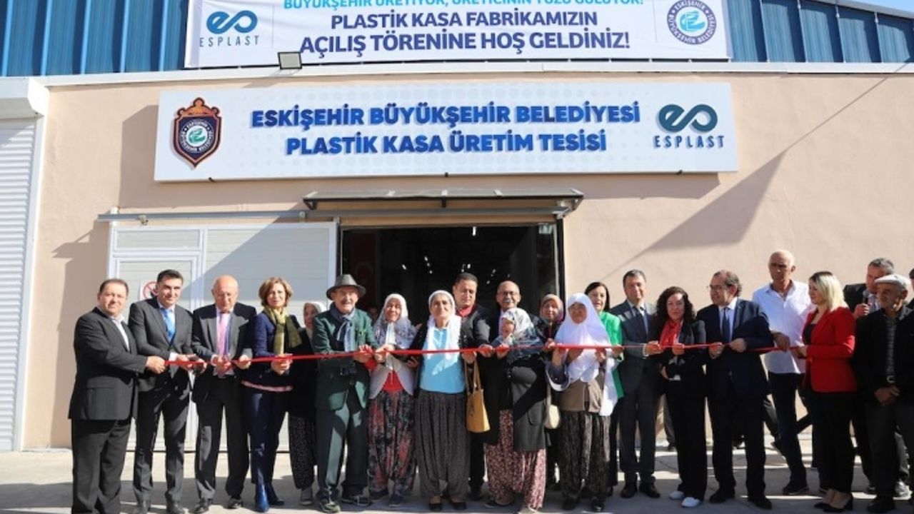 Plastik Kasa Üretim Tesisi törenle açıldı
