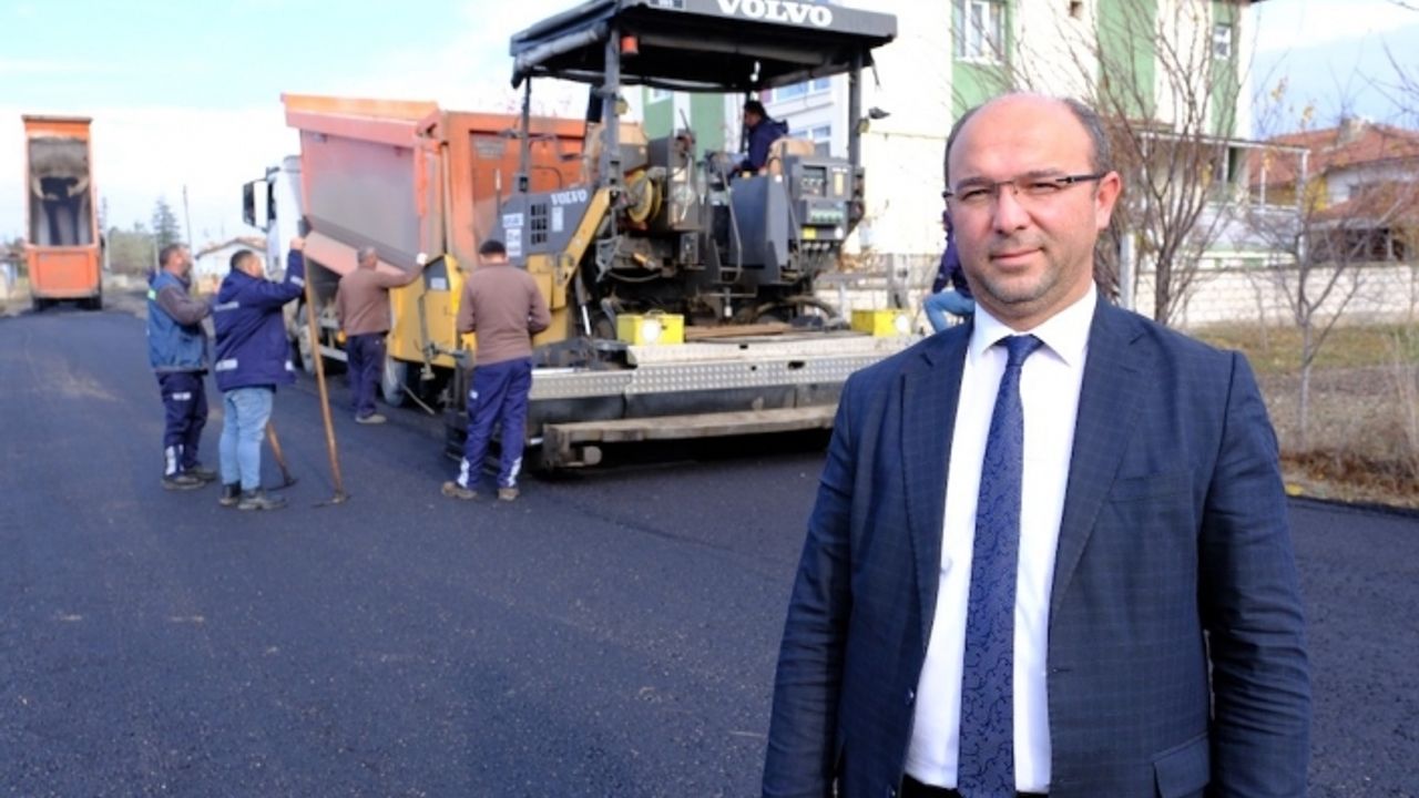 Başkan Tepe yapımı süren ilçe yolu için Büyükerşen'e teşekkür etti