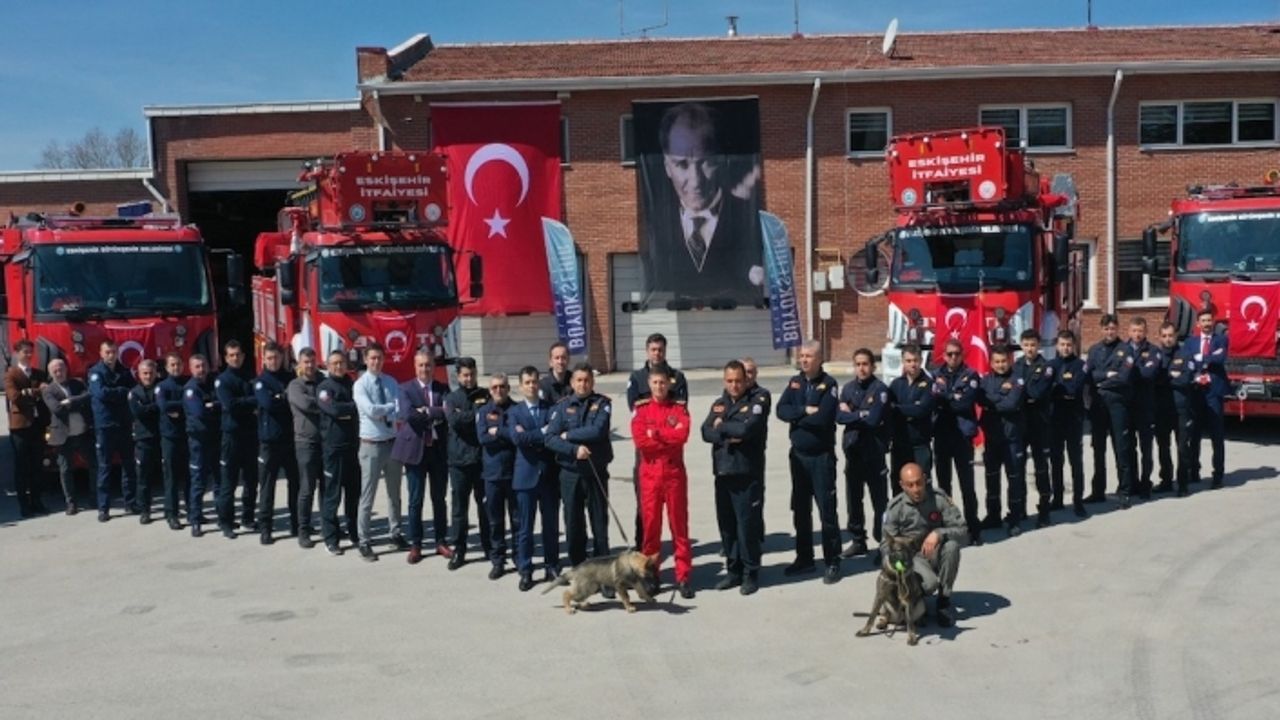Eskişehir itfaiyesi 7/24 göreve hazır