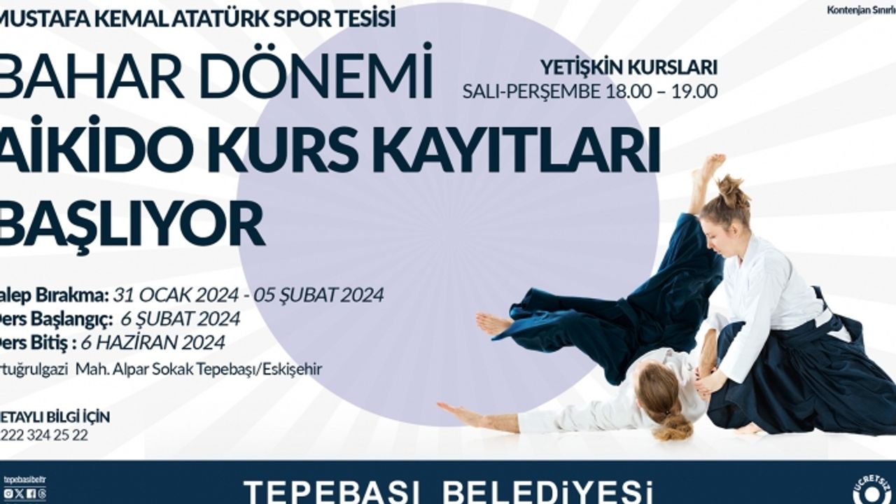 Bahar dönemi aikido kayıtları başlıyor