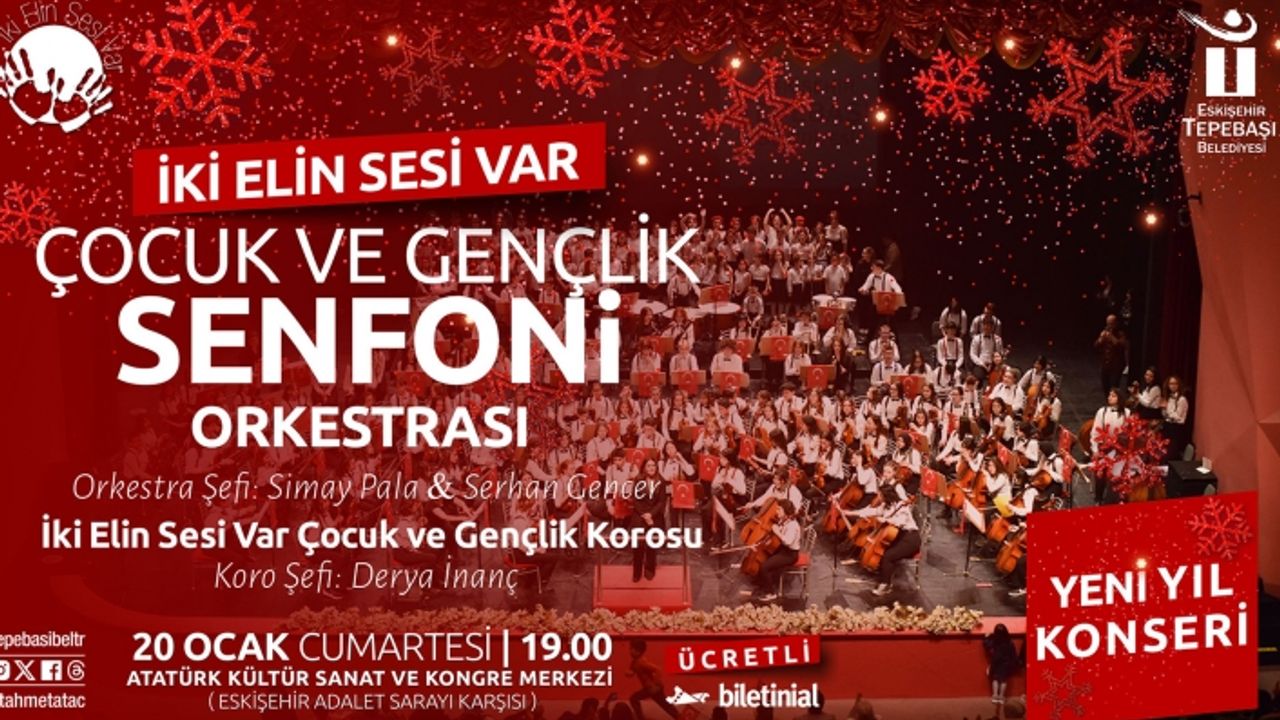 Çocuk Senfoni Orkestrası'ndan yeni yıl konseri