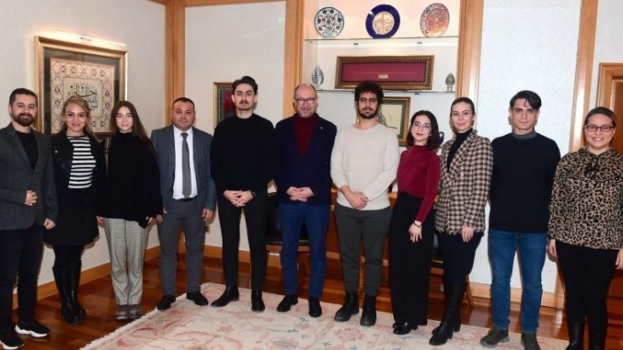 ES-AB'dan Rektör Erdal'a ziyaret