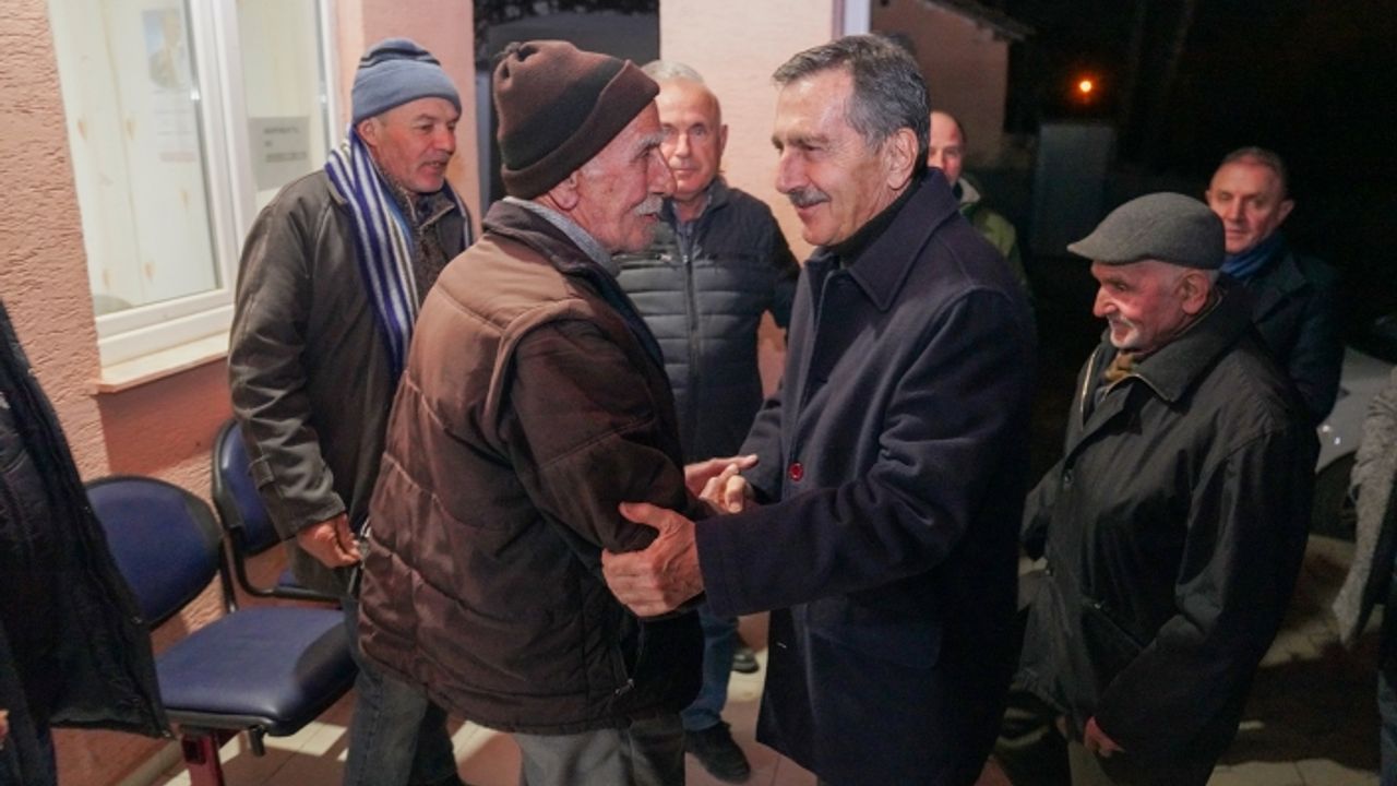 Başkan Ataç'tan kırsal mahalle ziyareti