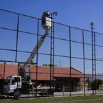 Park ve spor alanları aydınlatmalarına modern yenileme