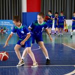 Çocuklar basketbol ile yazı dolu dolu geçiriyor