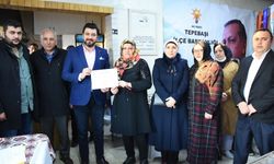 Çizmelioğlu'ndan başarılı partililere teşekkür belgesi