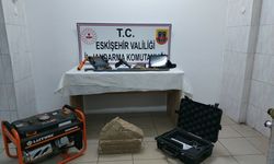 Kaçak kazı yapan 5 şüpheli jandarmadan kaçamadı