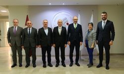 Rektör Erdal, İKAF’23 kapsamında ETO Başkanı Güler’i ziyaret etti