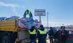 Depremzede üreticilere yem desteği sürüyor