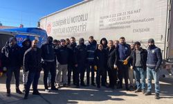 Odunpazarı'nın 17 yardım tırı deprem bölgesinde