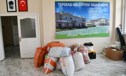 Tepebaşı'ndan depremzedelere yem desteği