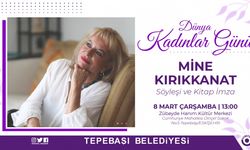 Mine Kırıkkanat'tan söyleşi ve kitap imza etkinliği