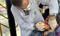 Mobil Diş Kliniği depremzedelere hizmetini sürdürüyor