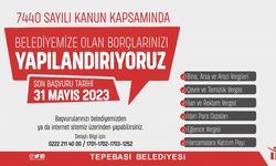 Tepebaşı Belediyesinden borç yapılandırma duyurusu