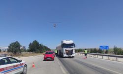 Jandarmadan 'Cayrokopter'li trafik denetimi
