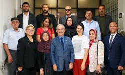CHP İlçe Başkanlarından Büyükerşen'e ziyaret