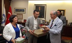 Kardeş şehir Frankfurt'tan Yılmaz Büyükerşen ziyareti
