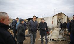 Hatipoğlu'ndan yangında hayvanları telef olan vatandaşa geçmiş olsun ziyareti
